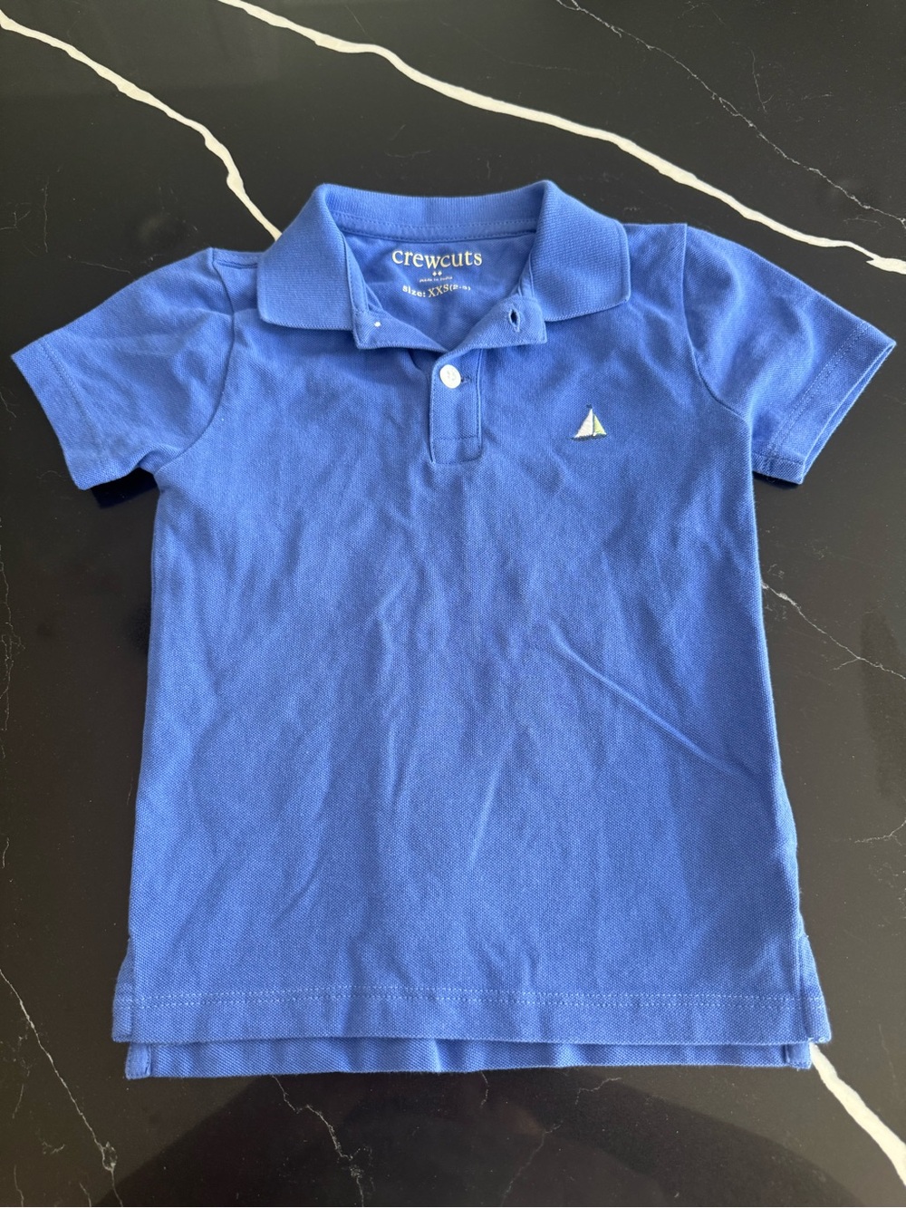 Crewcuts Royal Blue Boys' Polo with Sailboat Emblem